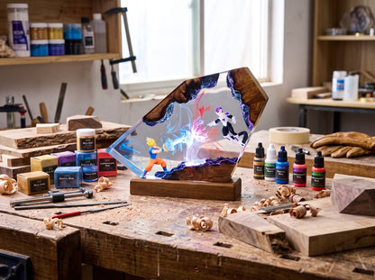 Dragon Ball Epoxy Lamp